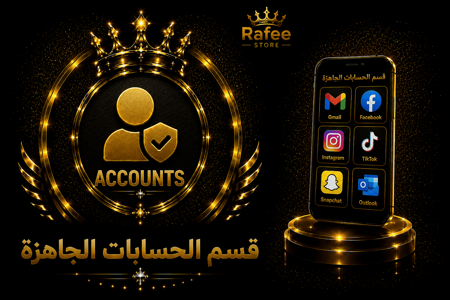 قسم الحسابات الجاهزة